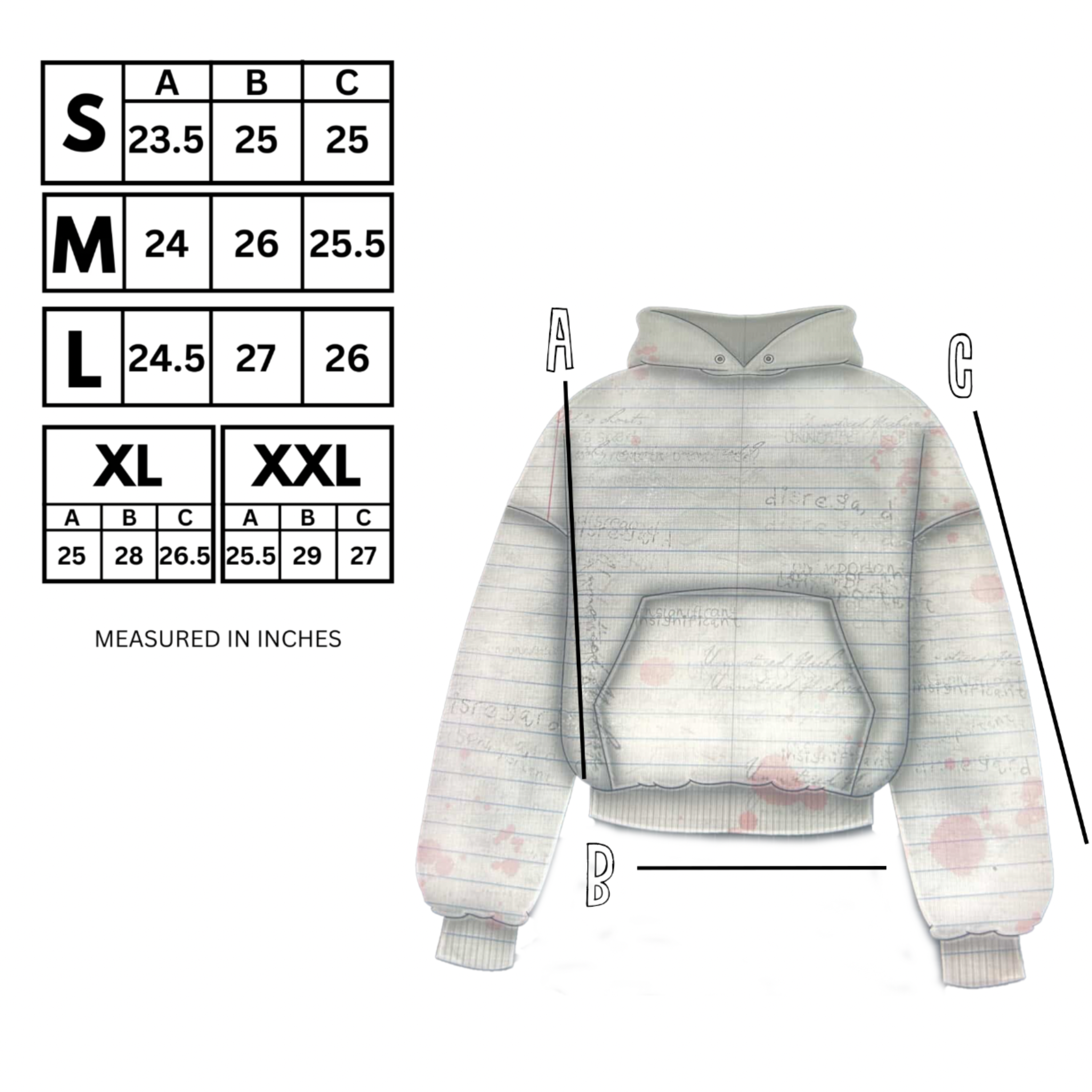 NOTEBOOK HOODIE